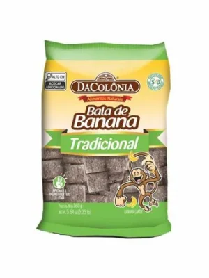Bala de Banana Da Colônia 160g
