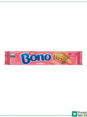 Bolacha Bono Recheio Morango 90g