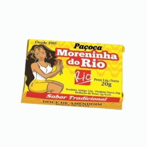 Paçoca Moreninha do Rio  Retangular 20 gr