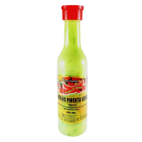 Molho de Pimenta Verde Aroma de Minas 150ml