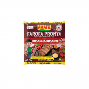 Farofa Pronta Picanha Picante Amafil 250 g